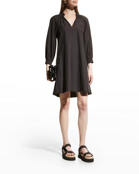 推荐Amaia Smocked V-Neck Dress商品