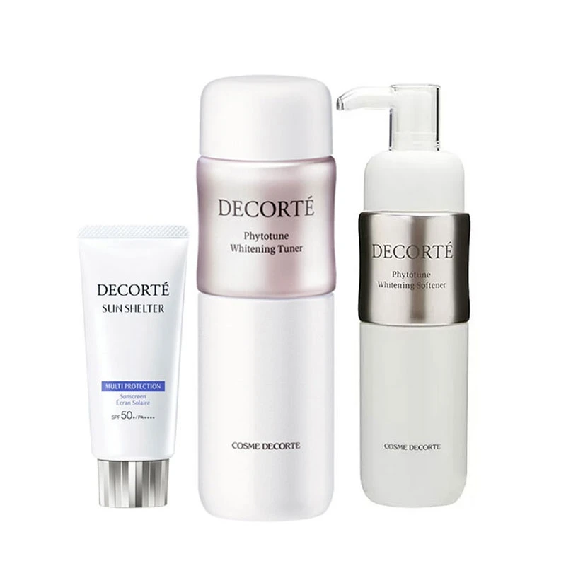 DECORTé | 【免税店发货】黛珂 植物欣韵美白化妆水乳液多重防晒乳组合200ml+200ml+60ml 包邮包税