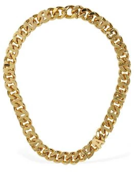推荐Chain Logo Brass Necklace商品