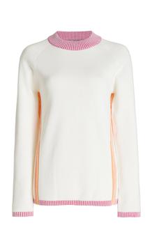 推荐Falke - Women's Knit Pullover Top - White - S - Moda Operandi商品