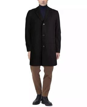 Cole Haan | Men's Melton Classic-Fit Topcoat,商家Macy's,价格¥1028