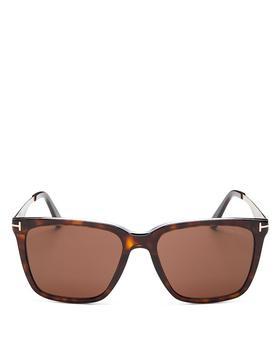 tom ford墨镜推荐, Tom Ford | Men's Garrett Square Sunglasses, 56mm商品图片 