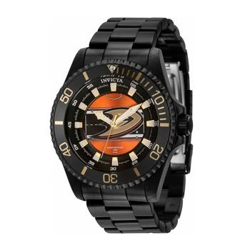 Invicta | Invicta Men's Quartz Watch - NHL Anaheim Ducks Black and Orange Dial Steel | 42257 1.2折×额外9折x额外9.5折, 独家减免邮费, 额外九折, 额外九五折