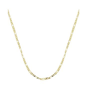 Essentials | Figaro Link 20" Chain Necklace in Silver or Gold Plate商品图片,3.5折