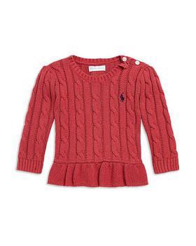 商品Girls' Cotton Peplum Sweater - Baby图片
