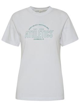 推荐Sporty & Rich Athletics Print Crewneck T-Shirt商品