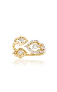 HARAKH | Harakh - Haveli 18K Yellow Gold Diamond Ring - Gold - US 7 - Moda Operandi - Gifts For Her,商家Fashion US,价格¥22783