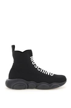 推荐Moschino teddy hi-top slip-on sneakers商品