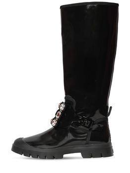 推荐30mm Walkyviv Patent Leather Tall Boots商品
