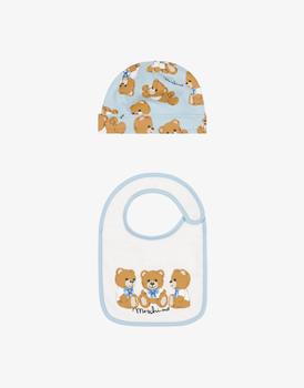 推荐Baby Teddy Bear Hat And Bib Co-ord Set商品