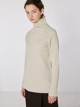 TOF Out-Cut Cashmere Turtleneck Knit product img