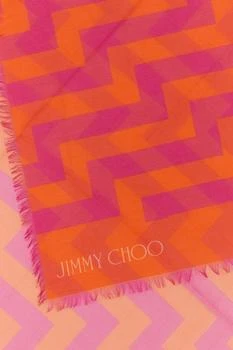 Jimmy Choo | Printed cotton scarf 