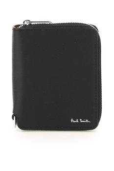 商品Paul smith straw-grain leather mini zip-around wallet,商家Baltini,价格¥862图片