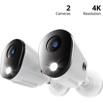 Night Owl | Wired 4K Deterrence Security Cameras With 2-Way Audio 2 Pack,商家Verishop,价格¥1283
