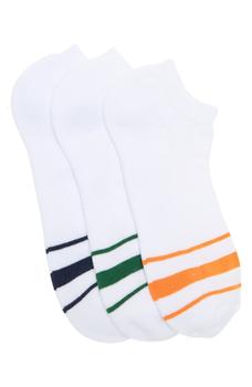 Lorenzo Uomo, Lorenzo Uomo | Retro Ankle Socks - Pack of 3商品图片 4.1折