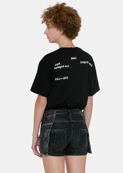 推荐Unravel Project Black Denim Lace-Up Shorts商品