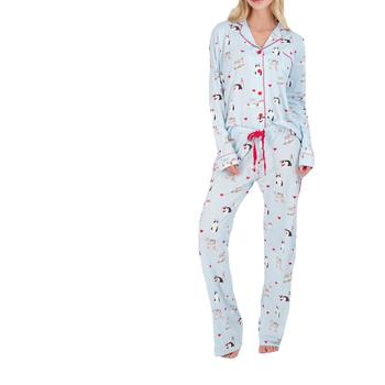 P.J. Salvage | PJ Salvage Women's 3 Piece Pet Print Pajama Sleepwear Set商品图片,4.2折起, 独家减免邮费