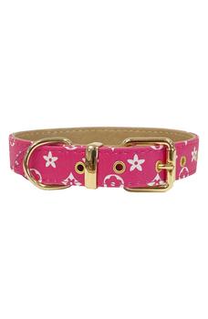 商品DOGS OF GLAMOUR | Lauren Luxury Collar - Hot Pink,商家Nordstrom Rack,价格¥227图片