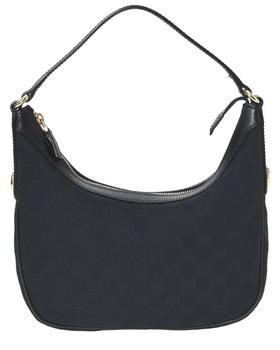 [二手商品] Gucci | Gucci Black GG Canvas Charmy Hobo Bag (Authentic Pre-Owned)商品图片,9.2折