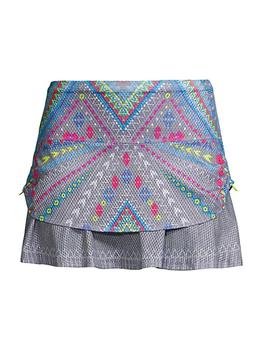 商品Lucky in Love | Desert Vibes Ruched Miniskirt,商家Saks Fifth Avenue,价格¥322图片