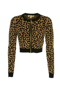 Michael Kors | Cropped Animal Print Jacket 独家减免邮费