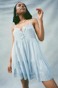 Urban Outfitters | UO Hanna Cecilia Tiered Mini Dress商品图片,5.1折, 1件9.5折, 一件九五折
