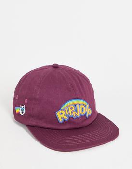 Rip N Dip | RIPNDIP friends forever cap in burgundy商品图片,