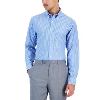 Brooks Brothers | Brooks Brothers Men's Regular Fit Non-Iron Thin Stripe Dress Shirt 7.9折, 独家减免邮费