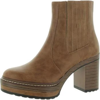 推荐Steve Madden Womens Sarcastic Faux Leather Platform Ankle Boots商��品