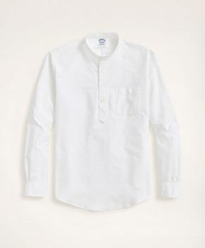 布克兄弟 衬衫, Brooks Brothers | Regent Regular-Fit Cotton Oxford Popover Shirt商品图片 