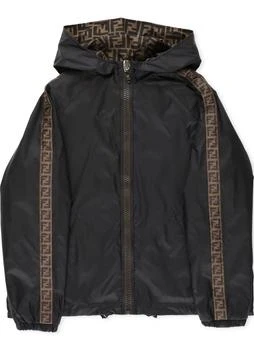 Fendi | Fendi Kids Reversible Hooded Jacket,商家Cettire,价格¥5026
