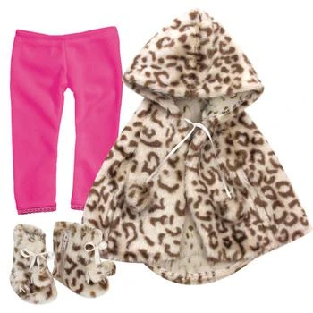 Teamson | Sophia’s Animal Print faux fur Cape, Boots and Leggings for 18" Dolls,商家Premium Outlets,价格¥221