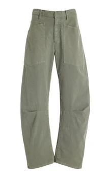 推荐NILI LOTAN - Shon Cotton Balloon Pants - Green - US 8 - Moda Operandi商品