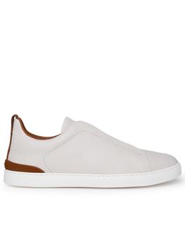 zegna鞋, Zegna | TRIPLE STITCH LEATHER SNEAKERS商品图片 6.8折