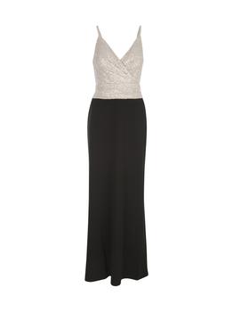 女装拉夫劳伦连衣裙, Ralph Lauren | Lauren Ralph Lauren Two-Tone Embellished Sleeveless Dress商品图片 7.3折