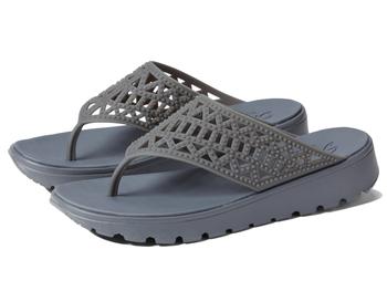 推荐Foamies Footsteps Geometric/Rhinestone Hooded Sandal商品