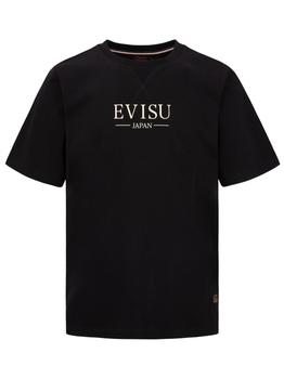 推荐Evisu Black Cotton T-shirt商品