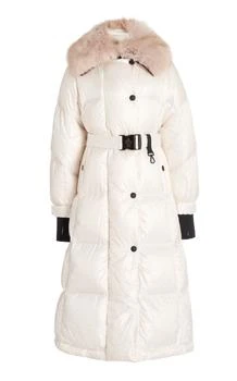 推荐Moncler Grenoble - Chamoille Belted Down Puffer Coat - White - 5 - Moda Operandi商品