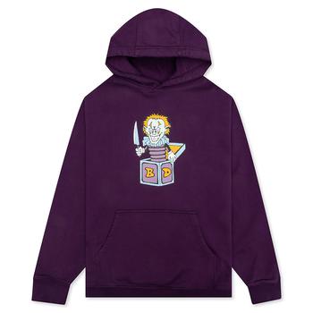推荐Brain Dead Clownin' Hooded Sweatshirt - Purple商品