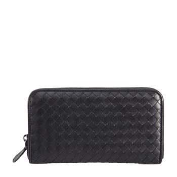 Bottega Veneta | Bottega Veneta 葆蝶家 中性黑色羊皮长款钱包钱夹 114076-V001N-1000商品图片,满$100享9.5折, 满折