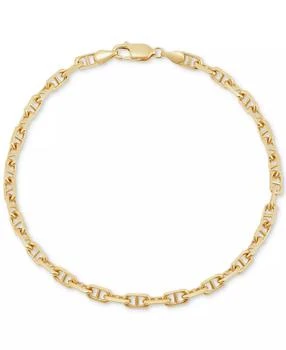 Italian Gold | Polished Solid Anchor Link Chain Bracelet in 10k Gold,商家Macy's,价格¥6169