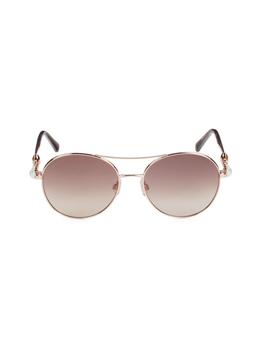 商品55MM Round Sunglasses,商家Saks OFF 5TH,价格¥438图片