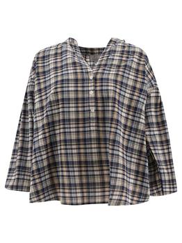 Woolrich | Woolrich Checked Long-Sleeved Blouse商品图片,3.7折
