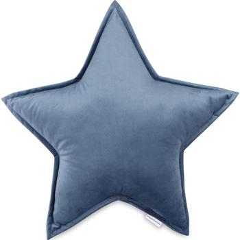 推荐Star velvet cushion in blue商品