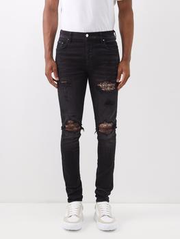 amiri mx1, AMIRI | MX1 distressed skinny jeans商品图片 