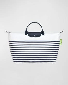 推荐Le Pliage 18 Striped Nylon Travel Tote Bag商品