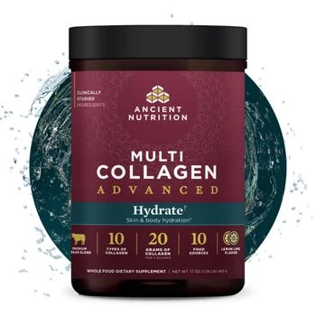 Ancient Nutrition | Multi Collagen Advanced Hydrate TBN Spring '24 Catalog | Powder Lemon Lime (30 Servings),商家Ancient Nutrition,价格¥415