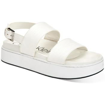ck鞋真假, Calvin Klein | Calvin Klein Womens Jolie Faux Leather Ankle Strap Slingback Sandals商品图片 6折