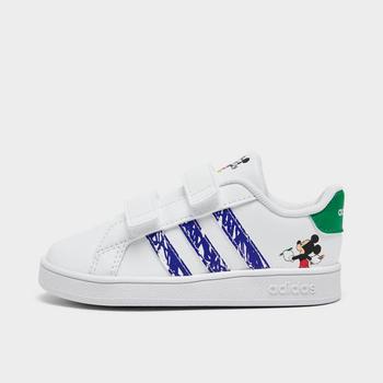 推荐Kids' Toddler adidas x Disney Mickey Mouse Grand Court Casual Shoes商品