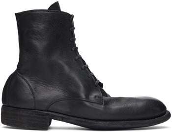 guidi | Black 995 Lace-Up Boots商品图片,独家减免邮费